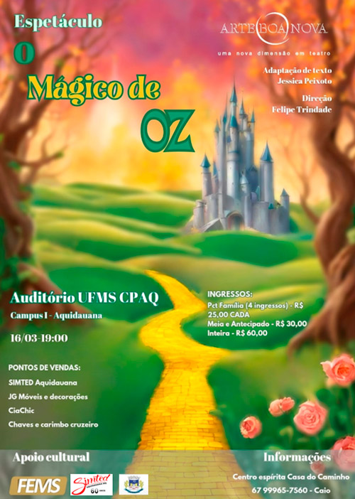 Espetaculo Mágico de Oz