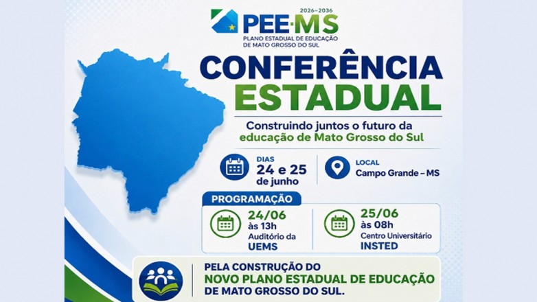 Conferência Estadual de Educação discutirá os rumos da educação de MS para a próxima década