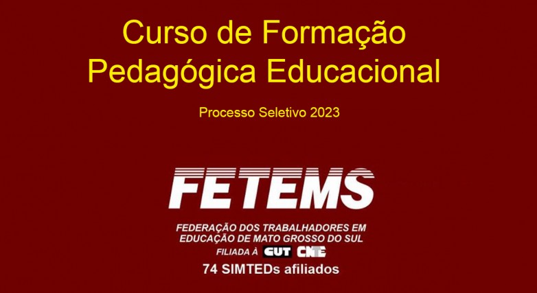 FETEMS oferece Curso de Formação Pedagógica Educacional
