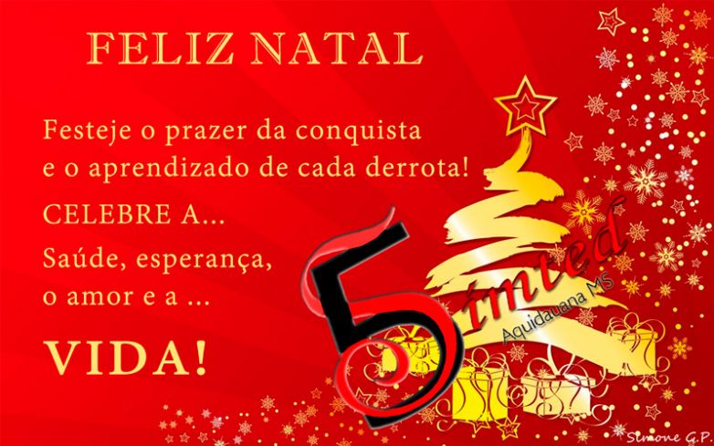 Simtedaquidauana deseja... Sorrisos, Paz e Amor neste Natal!