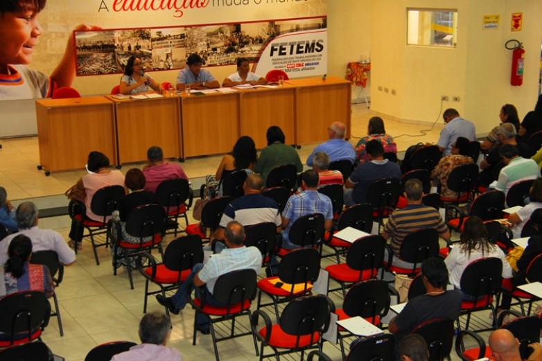 Simted Aquidauana participa de conselho de presidentes na Fetems para discutir avanços e pautas futuras