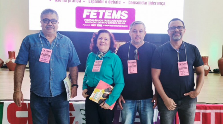 SIMTED participa de formação sindical da FETEMS e reforça compromisso com a valorização da educação